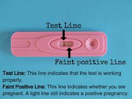 If is urine test then probably very early pregnancy (few days) or aaprox 2 wks from a misscariage. Faint Line On Pregnancy Test Is Very Light And Not Getting Darker Am I Pregnant Wehavekids