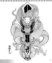 Traditional Black And White Japanese Flash Tattoo Designs Google Search Black Dragon Tattoo Japanese Tattoo Art Dragon Tattoo Art