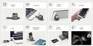 The Wonder Cube Is A Small One Inch Cube On A Keychain It Folds Out To Be A Usb Ios Lightning Or Androi Smartphone Accessories Phone Charging Micro Usb Cable