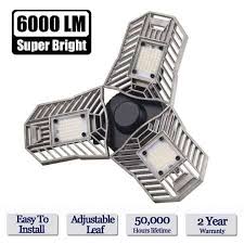 Top 12 Best Led Garage Lights Reviews In 2019 Industryears Com Garage Lighting Led Garage Lights Led Shop Lights
