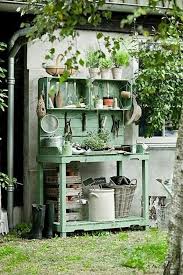 Einrichtungsideen Fur Den Garten Gartenschrank Garten Pflanzbank