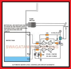 Automatic Water Level Controller Circuit Schematic Elec Eng World Electronic Circuit Design Circuit Design Electrical Projects