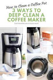 How To Clean A Coffee Pot 3 Ways
