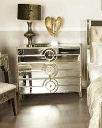 Gold Gatsby Antique Mirrored Chest Of Drawers Retro Room Mirrored Furniture Mirror Chest Of Drawers