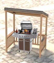 When creating your covered grilling area, choosing the physical outdoor shade structure will be your first priority. Grill Shelter Building Plans 5 X8 Etsy
