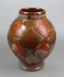 Richard Dewar Salt Glazed Studio Pottery Vase Artentique Com