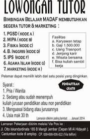 3.2.10 jumlah kunjungan kerja dan pengaduan di dprd kabupaten jember menurut bulan, tahun. Lowongan Kerja Sambil Kuliah Terbaru Jember Januari 2014 Portal Lowongan Kerja
