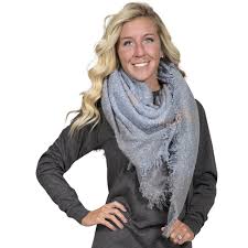 Sale price $ 15.00 regular price $ 22.99. Simply Southern Light Blue Grey Blanket Scarf