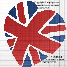 Coeur Angleterre Point De Croix Cœur De Point De Croix Modeles De Point De Croix