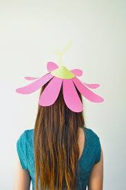 Diy inspo for cam&#039;s crazy hat. Paper Flower Hats Oh Happy Day Paper Hat Flower Party Paper Flowers