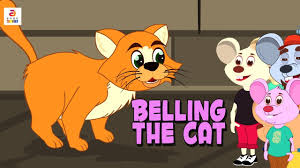 Nobody would volunteer to bell the cat. English Stories For Kids Belling The Cat Animated Kids Stories For Children Youtube