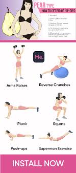 A Workout For You To Get Perfect Hips Exercises Were Created To Reduce The Size Of The Hip Dips Quick And E Exercise To Reduce Hips Hips Dips Hip Dip Exercise
