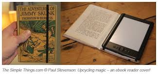 Upcycling Project Make A Fab Cover For Your Ebook Reader By Recycling An Old Hardback Book Thrifty Stylish Practica Upcycle Projects Fun Diys Ebook Reader