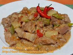 Pork is traditionally the meat used for this dish especially the fatty parts such as the belly and shoulder. Special Bicol Express