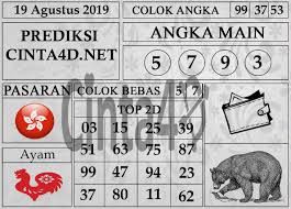 Prediksi Togel Hongkong 19 Agustus 2019 November Kebebasan