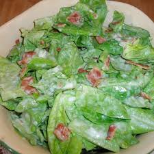 Grandma Richter S Wilted Lettuce Salad Recipe Wilted Lettuce Salad Wilted Lettuce Lettuce Salad