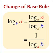 There are a few fundamental concepts behind logarithms: Change Of Base Log Equations Examples Solutions Videos Worksheets Games Activities