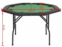 Table De Poker Octogonale Pliable 8 Joueurs Vert Winner Lestendances Fr