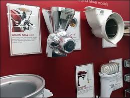 Though possibly most well known for the company's stand mixers, to such an extent that some people refer to all stand mixers as kitchenaids, the company also makes many more products, including both countertop and major appliances. Index Kitchenaid Retail Fixtures Fixtures Close Up