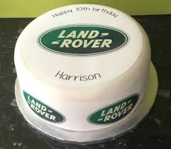 Land Rover Logo Cake In 2020 Land Rover Cake Logo Cake Land