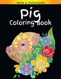 It remains close to the wild boar with which it was cross breeded. Amazon Com Pig Coloring Book An Adult Coloring Book With Fun Easy And Relaxing Coloring Pages 9798694037600 Publications Draft Deck Books