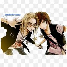 Aoi is a young boy who likes dressing up as a girl, he loves fangirling over kawaii. Anime Boy Glasses Anime Boy Brown Curly Hair Hd Png Download 1000x667 1950431 Pngfind