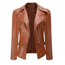 Women S Classic Flat Track Jacket With Liner Faux Leather Jacket Women Leather Jackets Women Faux Leather Bomber Jacket