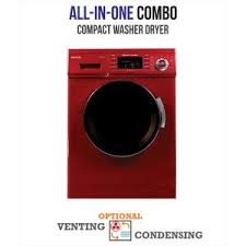 Vent free stackable washer and dryer. Deco All In One 1200 Rpm Compact Washer And Electric Ventless Vented Dryer With Sensor Dry Feature In Merlot Dc 4400 Cv M The Home Depot Compact Washer And Dryer Compact Washer Laundry Room