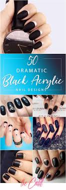 So no worries for you minimalistic lovers out there. 50 Dramatic Black Acrylic Nail Designs To Keep Your Style On Point