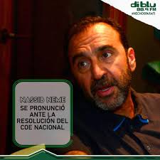 El presidente de #Emelec, Nassib Neme, confirmó a diario #Expreso que el  equipo seguirá entrenando, porque el municipio estableció semáforo amarillo  y eso lo 'habilita'. "Las competencias para la toma de decisiones