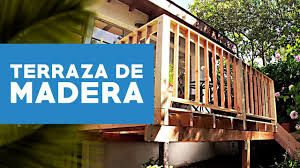 Por ejemplo, en esta foto, la casa contaba con un solo piso rodeado de un muro de madera y una reja que brindaba mucha privacidad. Como Construir Una Terraza De Madera Youtube