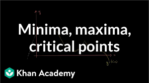 Assuming that all of the sets of values are set up the same way, you can select the range and copy the formula to all of your sets of values. Critical Points Introduction Video Khan Academy