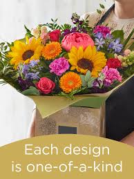 I received a bouquet of flowers from this florest via interflora. Summer Hand Tied Bouquet With The Finest Flowers In Teignmouth Devon Flowers By Lesley