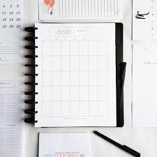 Calendar Page M By Staples Arc Discbound Full Junior Sizes Shop Radiantrumble Com Discbound Arc Planner Printable Calendar Pages