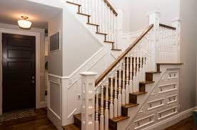 Perched atop a bluff overlooking the atlantic ocean, this new residence adds a modern twist to the classic shingle style. 75 Beautiful Craftsman Staircase Pictures Ideas June 2021 Houzz