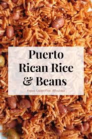 A great puerto rican rice and beans recipe is all about the spices. Puerto Rican Rice Beans Rice And Beans Recipe Rice With Beans Sofrito Recipe