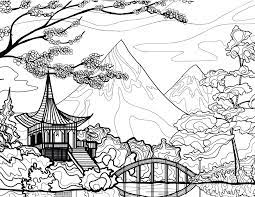 Apprenez à lire à écrire et à parler le japonais découvrez la manière amusante et facile. Dessin Paysage Japonais Facile