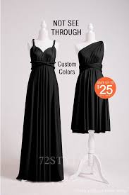 Black Bridesmaid Dress Infinity Bridesmaid Dress Short Long Plus Size Infinity Wrap Dress Multi Way Dress Infinity Wrap Dresses Batman Wedding Cake Topper