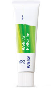 Applied to superficial wounds, it prevents or combats infection and promotes healing. Weleda Heilsalbe