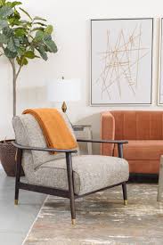 Casual Accent Chair In Brown Living Room Seating Living Room Chairs Upholstered Furniture