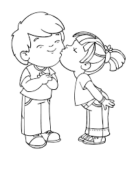 Of people kissing coloring pages are a fun way for kids of all ages to develop creativity, focus, motor skills and color recognition. Couple Kissing Coloring Pages 70 Images Free Printable