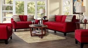 Modern living room with big empty white. Red White Beige Living Room Furniture Decorating Ideas