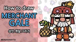 Gale delivers an almighty gust of wind and snow, pushing back all enemies caught in its path. How To Draw Merchant Gale Brawl Stars New Skin Youtube