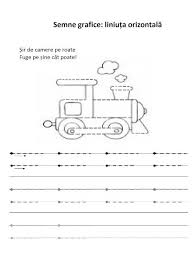 Linia Orizontală Semne Grafice Pre Writing Worksheets For Kids Math