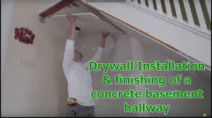 Also called sheet rock or gypsum board, drywall is available in several sizes and thicknesses. How To Do Basement Drywall Installation On A Ceiling