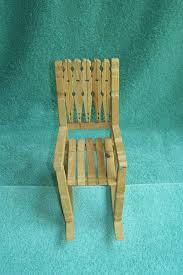 Vintage Handmade Clothespin Rocking Doll Chair Barbie Chair Blythe Momoko Monsterhigh Folk Hippie Rustic Beach 1960s Clothes Pins My Doll House Handmade Chair