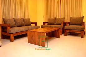 Dengan mendesain dan pengolahan yang benara akan produk ini maka akan sangat berkualitas dan unik. Jual Set Kursi Tamu Minimalis Kayu Blok Solid Trembesi