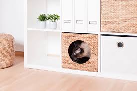 Werbung Inwona Ikea Kallax Expedit Katzenkorb 34 X 33 X 33 Cm Naturkorb Aus Wasserhyazinthe Klappbar Und Sehr Stabil Kallax Ikea Ikea Ikea Kallax Shelf