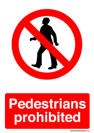 Choose from 460+ prohibition sign graphic resources and download in the form of png, eps, ai or psd. Pedestrians Prohibited Prohibition Sign Health And Safety Signs