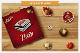 Pizza box mockup to showcase your design. Pizza Box Mockup Box Mockup Pizza Boxes Presentation Design